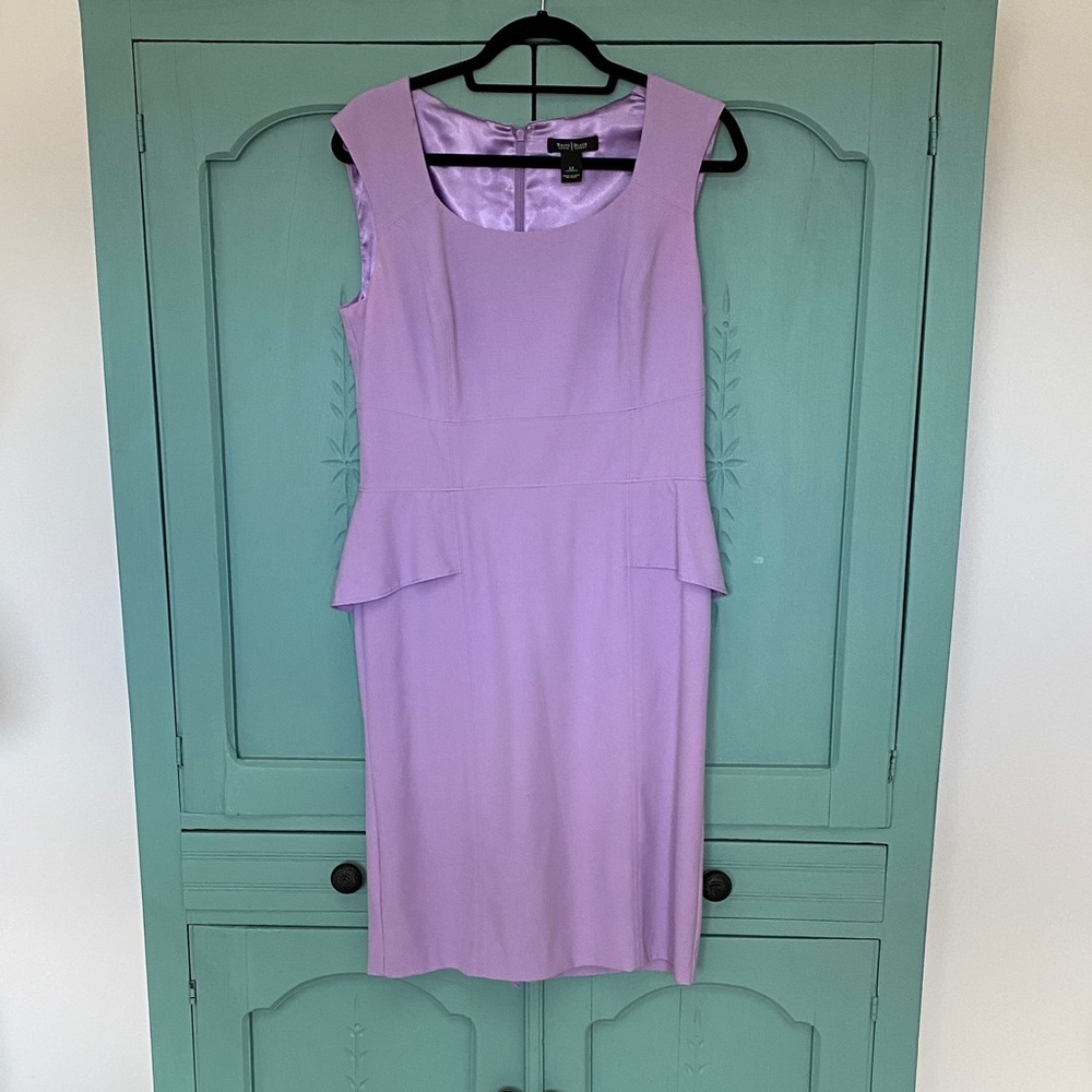 White House Black Market Lilac Midi Dress